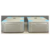 2pc New Laundry Pedestals 15 ' Classic Silver