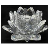 Swarovski Crystal Waterlily Candle Holder