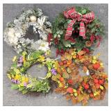 4 Decorative Wreaths