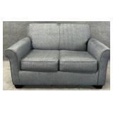 New Blue Upholstered Sleeper Loveseat