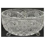 Footed Glass Bowl