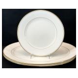 3pc Gorham Elegance Gold Platters & Plate