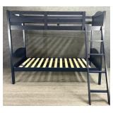 New Boxed Blue Twin Over Twin Bunk Bed