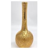 Vintage Haeger Pottery Gold Vase