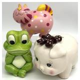 Group Ceramic Piggy Banks