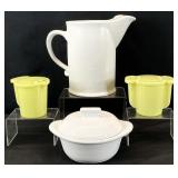 Bennington Potters Pitcher, Tupperware & More