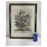 July Framed Botanical Print