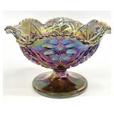 Imperial Glass Amethyst Footed Compote