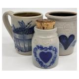 3pc Stoneware Pottery