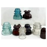 Group Assorted Glass/Ceramic Wire Insulators