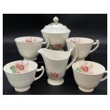 6pc Spode Lady Anne China