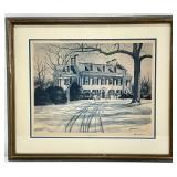 J.J. Alexander Signed Delaware Historical Home