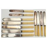 Mid 19th Century Ivory Handled Dinner Knives