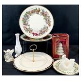 Asst Lenox China, Vase & Figures