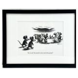 Framed Mouse Comedic Print