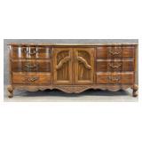 Cherry French Provincial Triple Dresser