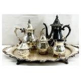 Wallace 1100 Silverplate Tea & Coffee Set