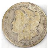 1893-O Morgan Silver Dollar