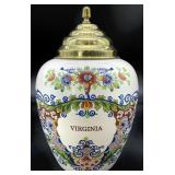 Royal Goedewaagen Virginia Polychrome Tobacco Jar
