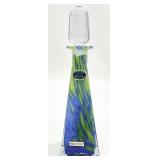 Lavorazione Murano Art Glass Bottle w/ Stopper