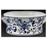 Blue & White Porcelain Footbath Planter