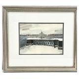 St. Petersburg Russia River Cityscape Painting