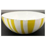 Catherineholm Small Enamel Bowl, Yellow & White