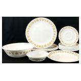 Corelle Butterfly Gold Dishes
