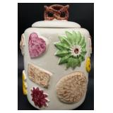 Vintage Cookies All Over Cookie Jar