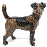 Cast Iron Fox Terrier Dog Door Stop