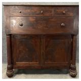Antique Empire Mahogany Chest