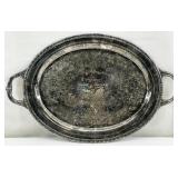 Vintage Engraved Wm. Rogers & Bro Oval Silver