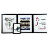 4pc Group Black Framed Art