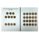 1909-1940 US Lincoln Cent Date Set