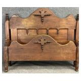 Antique Walnut Full Size Bed