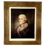 Framed Thomas Jefferson Portrait Art Print