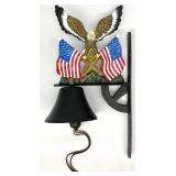Cast Iron Eagle Wall Mount Bell