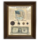 ' The Silver Story ' Framed Set