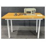 Vintage Sears Sewing Machine w/ Table