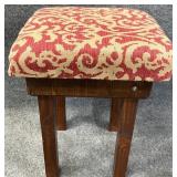 Pine Base Vanity Stool/Bench