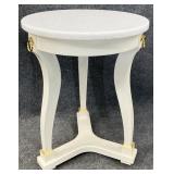 New Modern History Stone Top Accent Table
