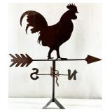 Rustic Metal Rooster Weathervane