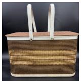 Redmond Woven Wicker Picnic Basket