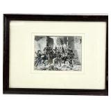 Revolutionary War Capture Of Fort George Framed