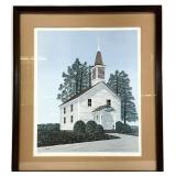 W.E. Brintnall S/N Tanglewood Church Art Print