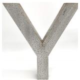 Metal ' Y ' Wall Hanging