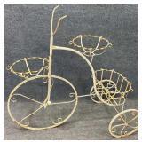 Large Tricycle Wrought Iron Planter