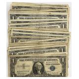 50 US $1.00 Silver Certificates
