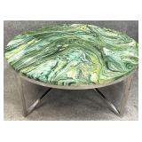 New Alden Parkes Graffiti Cocktail Table