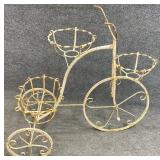 Medium Tricycle Wrought Iron Planter
